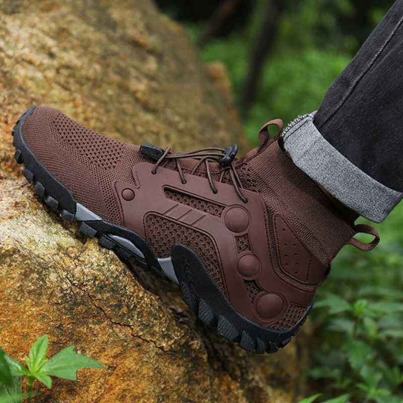 Outdoor Breathable Mountain Hiking Man Casual Sneaker Gym Wide Trend 2025 Walking Cheap Liquidation Jump Sports Shoes for Men J251007