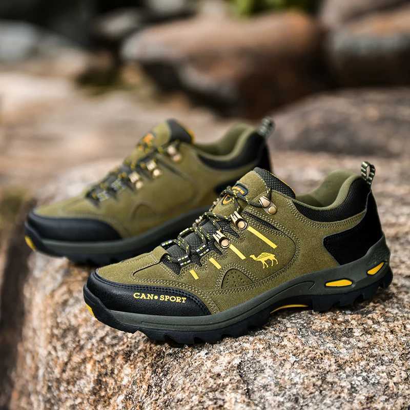 Hot Sale Mens Hiking Shoes Large Size 45 NonSlip Outdoor Men Sneakers Trainers Breathable Camping Trekking Boots For Men Walk J251007