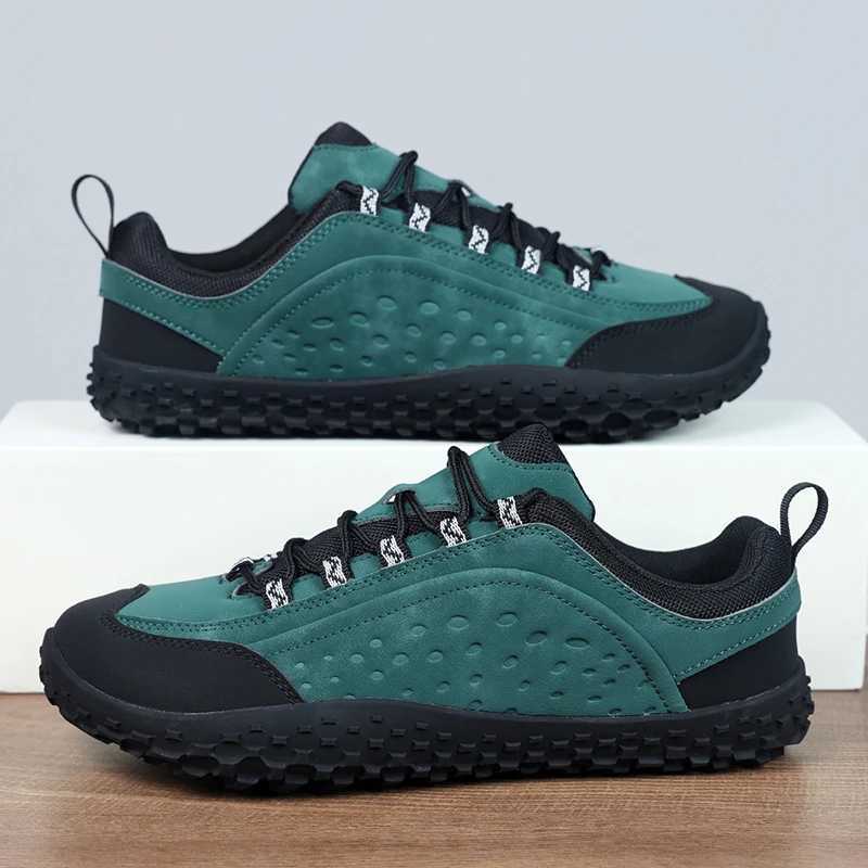 New Fashion Wide Palm Anti Slip Outdoor Mountaineering Hiking Shoes Retro Casual Shoes Strap Up Couples Size 3748 J251007