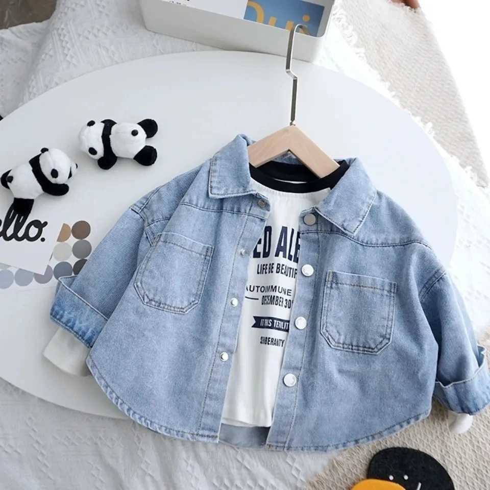 Spring Childrens shirts 100 Cotton Casual Blouse Summer Striped Shirt Korean Baby Long Sleeve Tops Boys Shirts Girls Blouses C251007