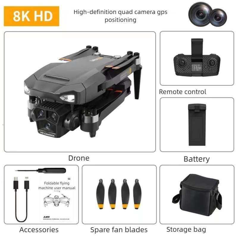 Professional Aerial Photography Quadcopter GPS Drone K Ultra Long Battery Life Remote Control Aircraft