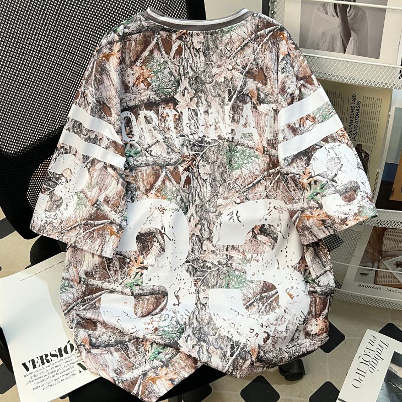 Retro "32" Number Printed Unisex T-Shirt - Breathable Quick-Dry Loose Casual Sports Short Sleeve Top-11