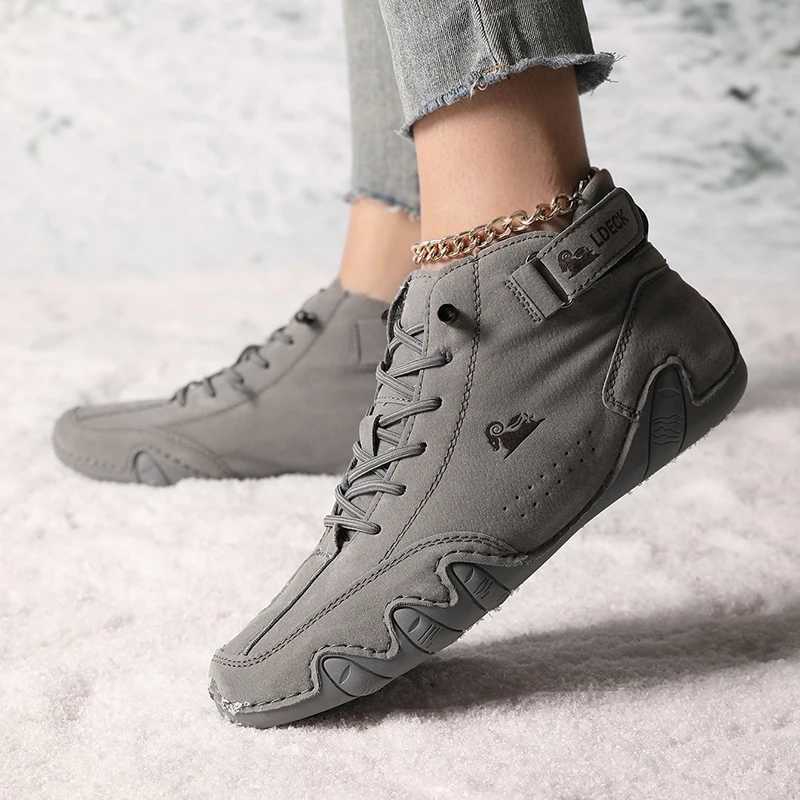 Womens High Top Sneakers Outdoor Casual Walking Boots for Autumn Free Shipping Ankle Boots Fashion Anti Slip Hiking Shoes Woman J251007