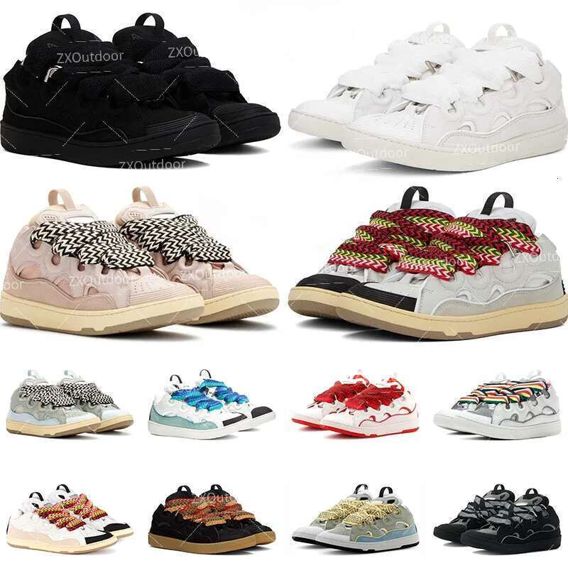 box designer shoes sneakers for men women white ivory black leather mens trainers runners chaussure platform shoe