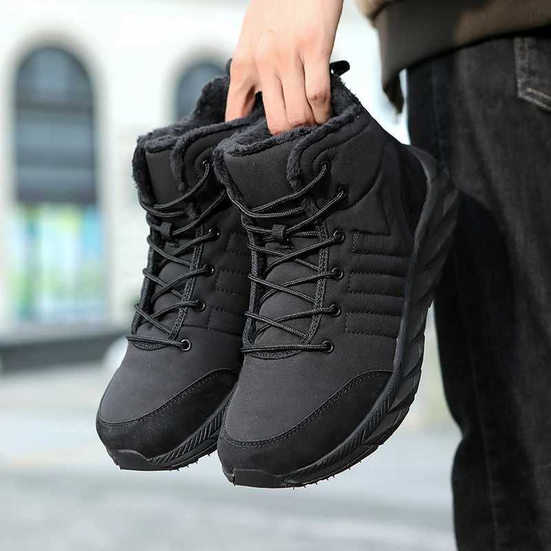 Winter Keep Warm Snow Boots Men Women Waterproof Hiking Shoes Outodor Cottonpadded Shoes Light Comfy Trekking Shoes Size 3647 J251007