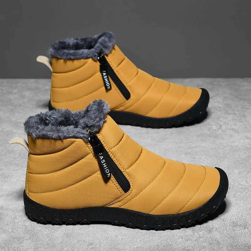 Winter Outdoor Snow Boots Couple Shoes Hiking Shoes Mens Shoes Womens Shoes Ski Shoes HighTop Cotton Shoes ColdProof Mens Boots Womens Boots J251007