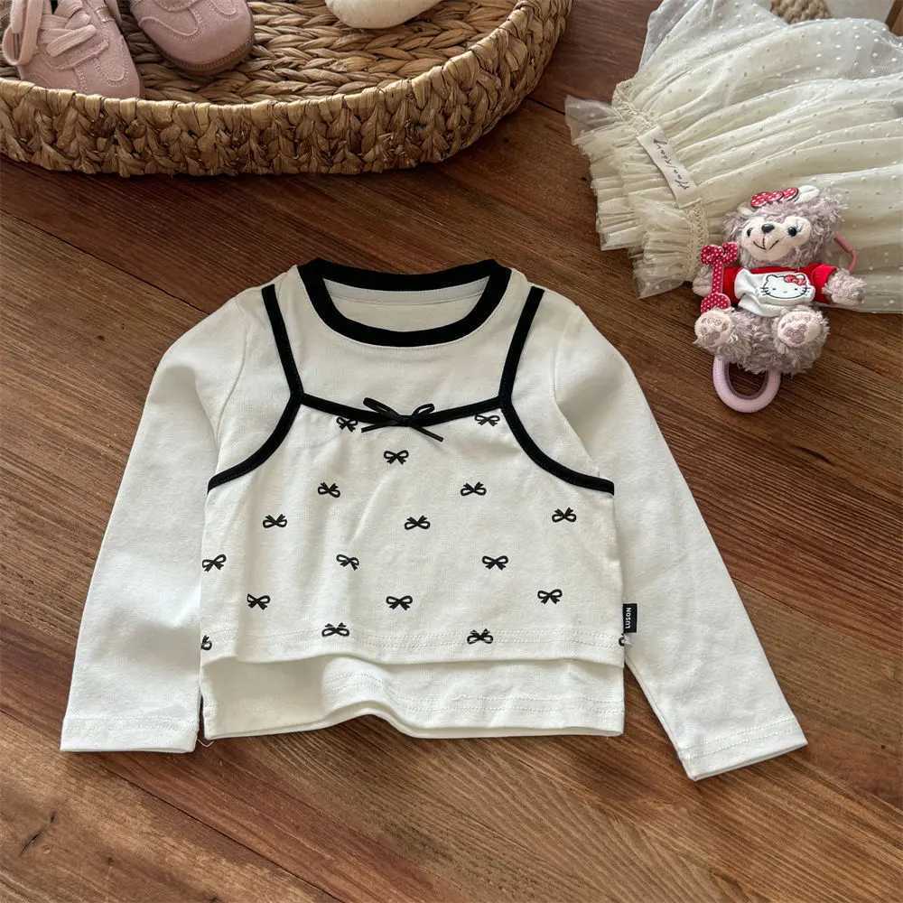 New Girls Shirts for Autumn in 2025 New Styles for Spring and Autumn for Children Fashionable for Spring and Autumn C251007