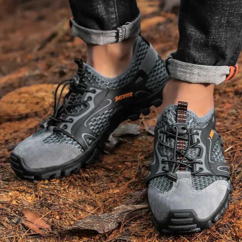 Autumn New Breathable Waterproof Walking Shoes Mens Outdoor Sports Shoes Mens Sports Lightweight Shoes Popular Anti Slip J251007