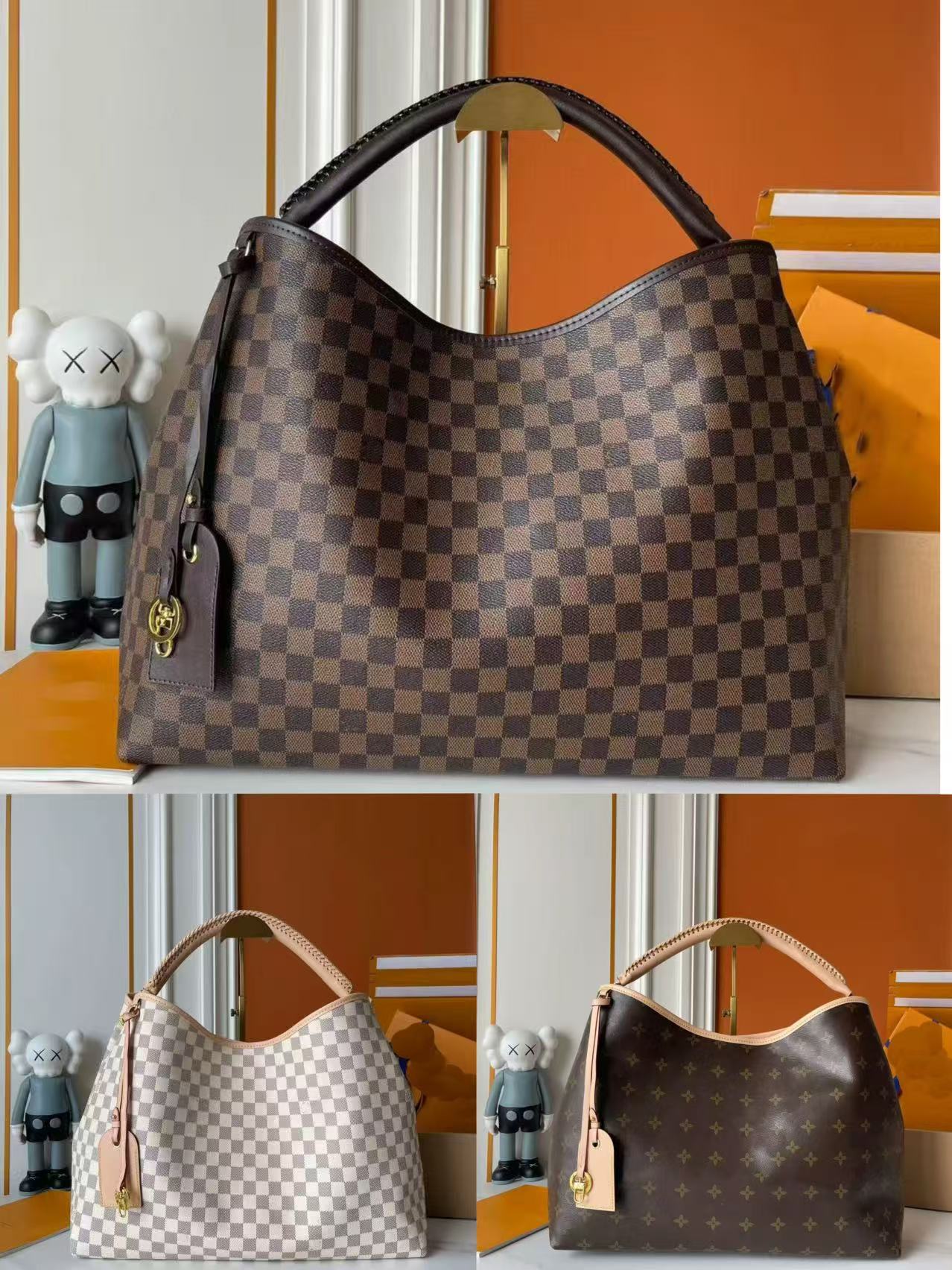 2025 Designer Bag 2pcs Set Embossed Flower Women Crossbody Handbag Shoulder Bags Fashion Composite Ladys Clutch Tote Bag shopping Female Coin Purse wallet