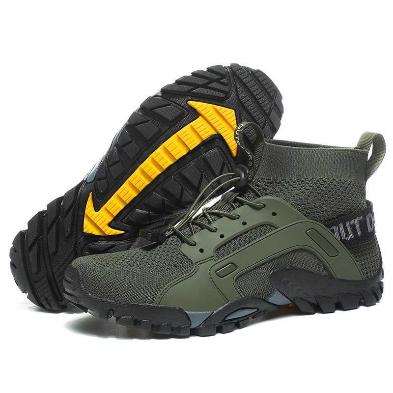 HighTop Barefoot Upstream Water Shoes Trekking Mountain Boots AntiSkid Hiking Sneakers Outdoor WearResistant Water Shoes J251007