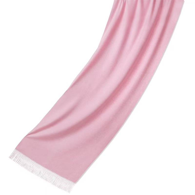 T1977 cashmere scarf unisex neckband autumn and winter warm fashion all-match solid color cashmere shawl