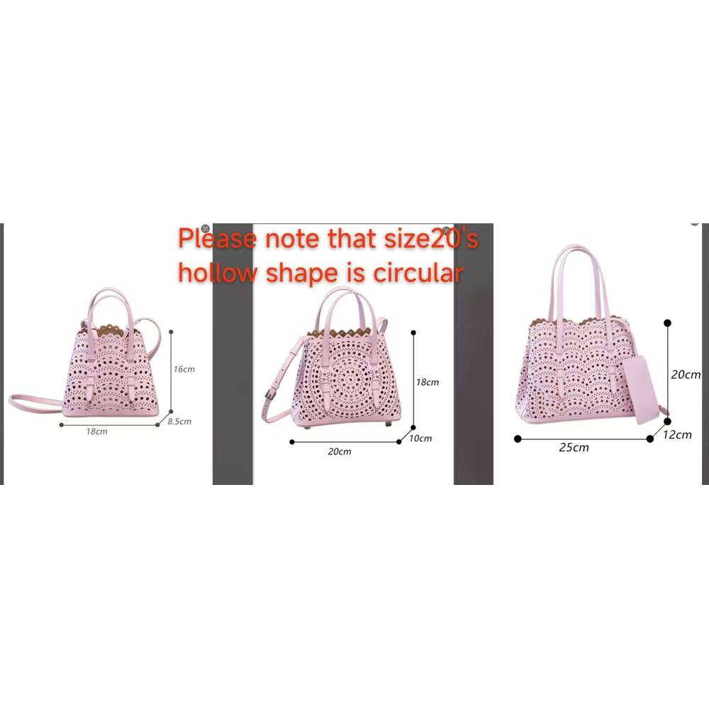 Bag Designer Shoulder Women's Handbag Hollow Bag For Spring Festival New Fashion Leather Carved Tote Bags