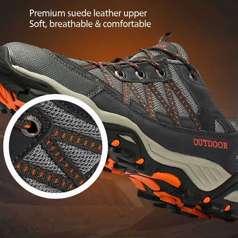 EOCENE Men Women Outdoor Adventure Shoes Breathable Mesh AntiSlip Durable Grip for Hiking Trail Running ShockAbsorbing J251007