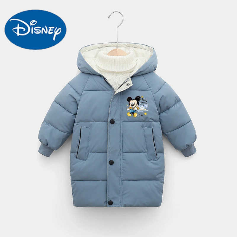 Disney Winter Teen Boys Jacket 10 Thick Hooded Parka Warm down Cotton Snowsuit for 210Y Kids Fashionable Snow Gear H251007