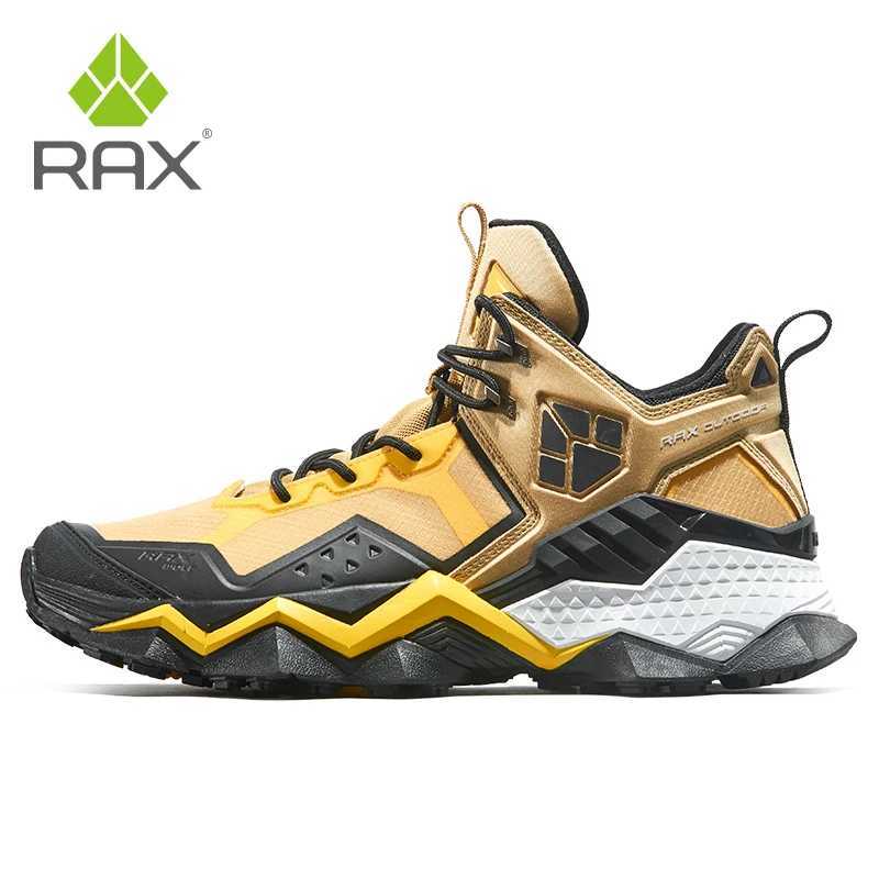 Rax Men Waterproof Hiking Shoes Breathable Hiking Boots Outdoor Trekking Boots Sports Sneakers Tactical Shoes J251007