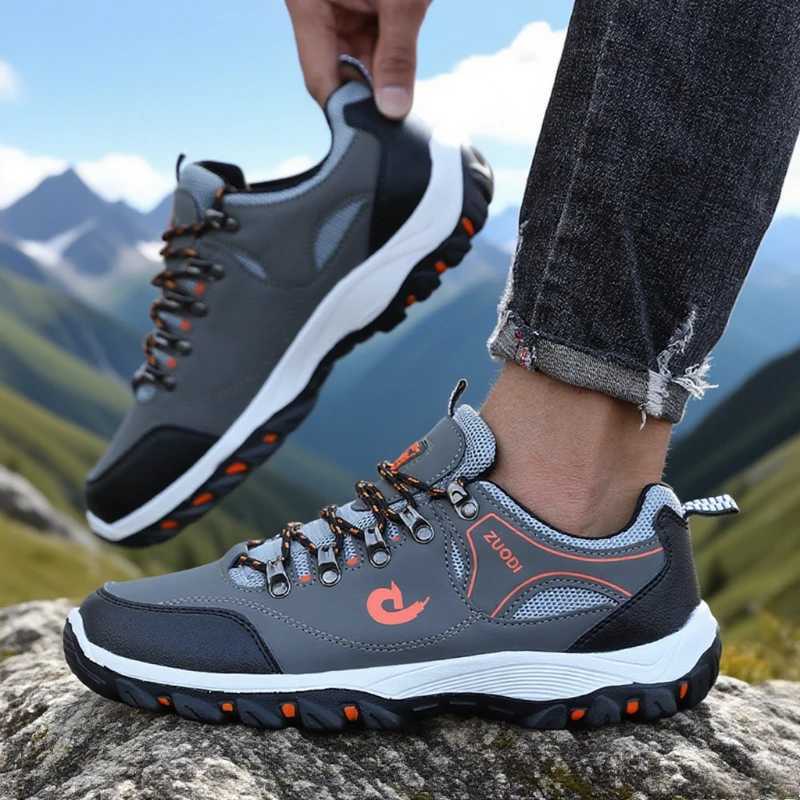 Mens Outdoor Hiking Shoes Lightweight Comfortable Breathable Shoe Waterproof Camping Running Shoes Male Tennis Walking Sneakers J251007