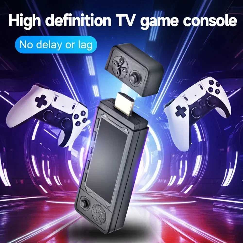 2025 NEW X9 PRO Game Stick 4K TV Video Game Console 3D Games For PSPPS1N64NDS 50Simators 50000 Retro Gaming D251007