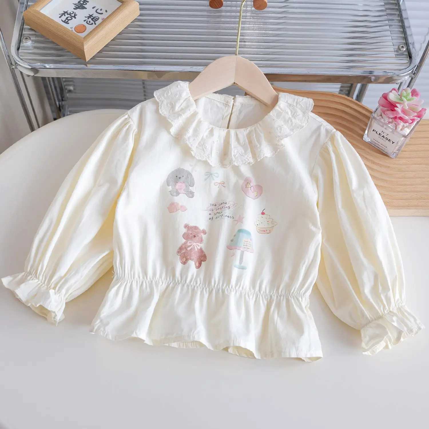 Girls Blouse Spring Autumn Shirts for Kids Long Sleeve Children Tshirts Cotton Cartoon Toddler Outfits Baby Outerwear Clothing C251007