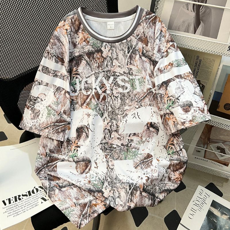 Retro "32" Number Printed Unisex T-Shirt - Breathable Quick-Dry Loose Casual Sports Short Sleeve Top-11