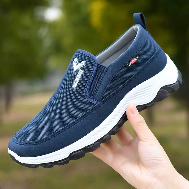 Men Running Hiking Sneakers Breathable Orthopedic Travel Plimsolls Slip On Comfortable for Outdoor Activity Hiking Walking J251007