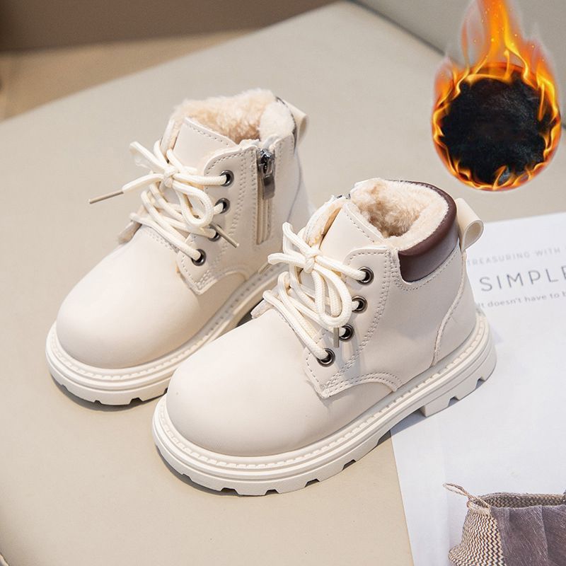 Toddler Winter Shoes Fur Girl Fashion Boots Plush Boys Ankle Booties Umshop Kid Baby Toddler Short Boots for Kids Girls Size 21-32 U0363