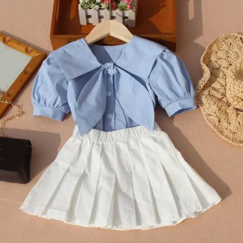 216 Years Summer Baby Toddler Teen Girl Blouses And Tops School Uniform Girls White Blouse Kids Cotton Shirt Childrens Clothes C251007