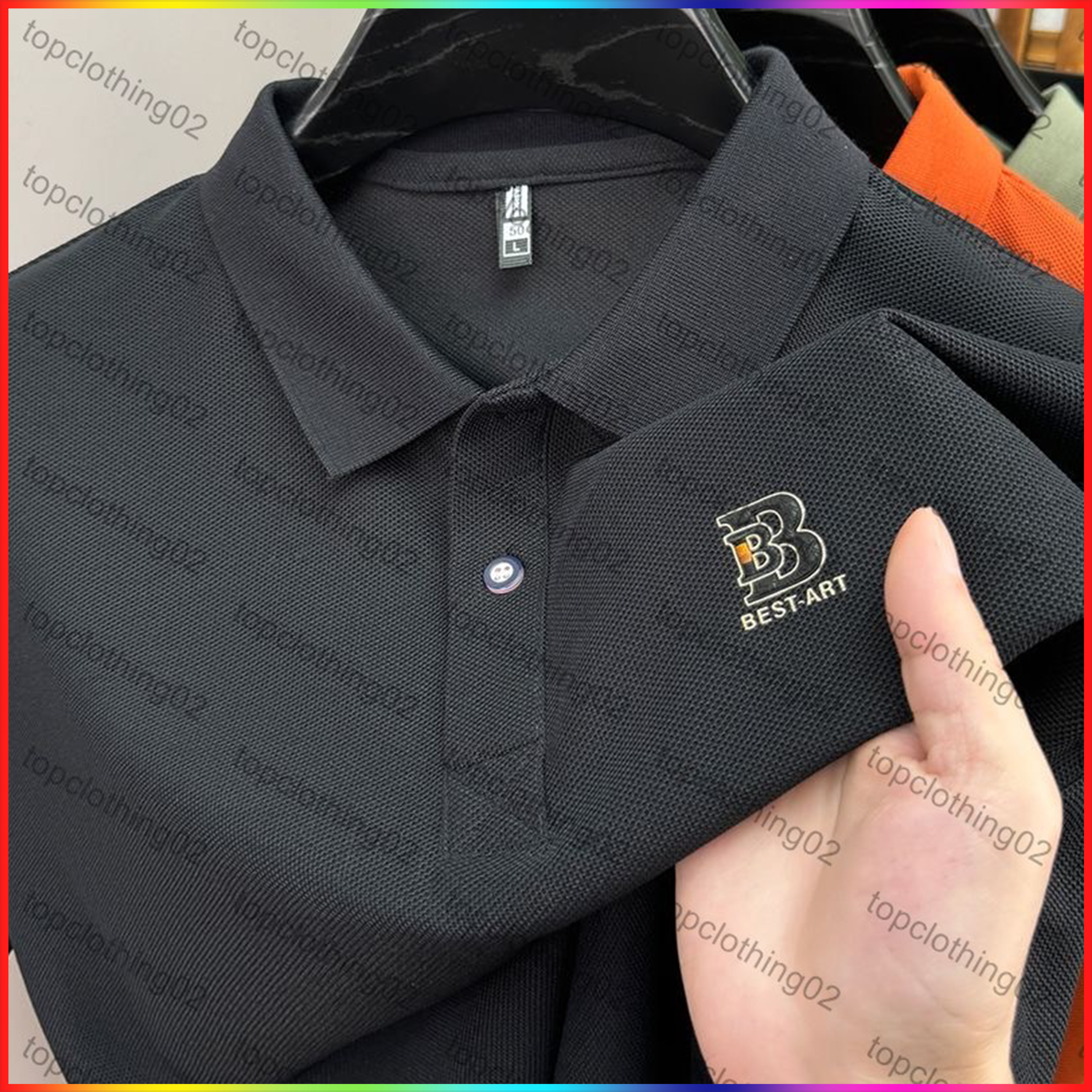 OLOEY Mens Polo Shirts Designer Polo Short Sleeve Embroidery Casual essential Slim Fit Top Tee Summer 2025 Fashion Business Polo Tee
