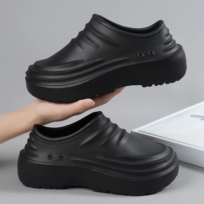 Work Shoes Waterproof OilProof NonSlip ThickSoled WearResistant Special SoftSoled Labor Protection Shoes for Kitchen C250922