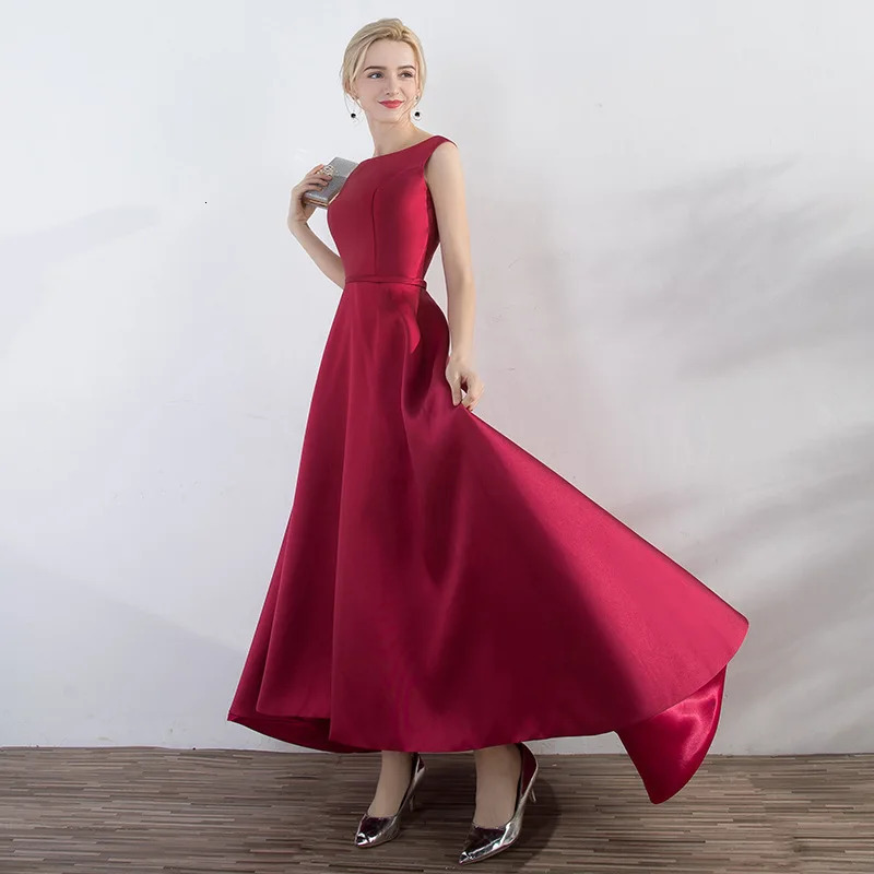 Satin Elegant Long Prom Evening Guest Summer Dresses For Women Sexy Host Wedding Bridesmaid Party Ball Gown Maxi vestidos 250930