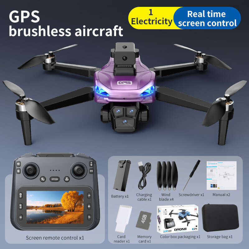 X G Screen Control Long Endurance Positioning One Key Return Dual Camera Aircraft GPS Drone