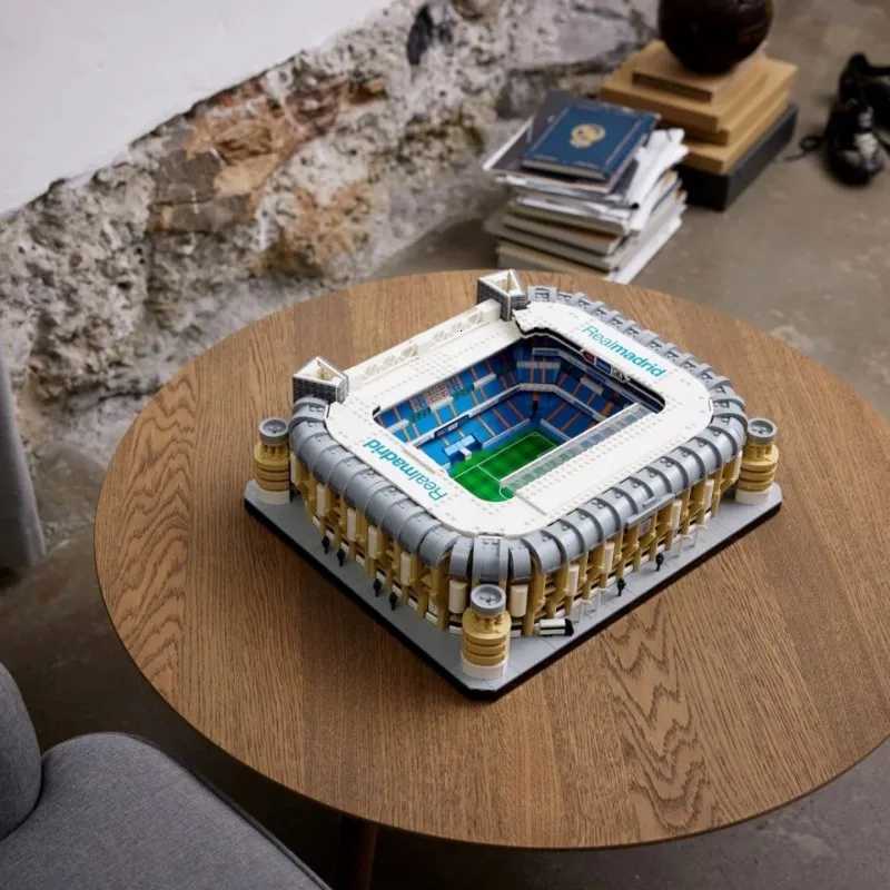 5876Pcs Ideas Famous Santiago Bernabeu Stadium Real Madrid Moc Bricks Modular Landmark Model Building Block Kids Toy Gifts Z251007