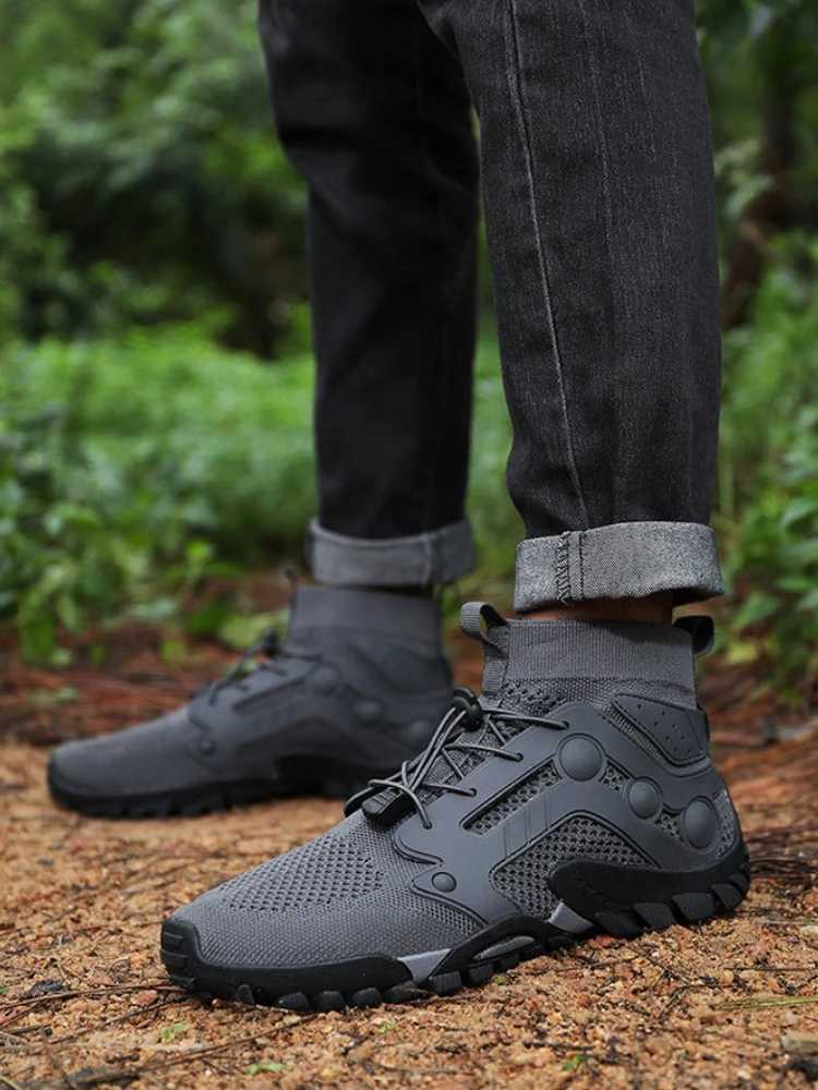 Outdoor Breathable Mountain Hiking Man Casual Sneaker Gym Wide Trend 2025 Walking Cheap Liquidation Jump Sports Shoes for Men J251007