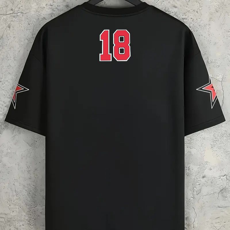 Sports Style T-shirt Breathable Loose Casual Short-sleeve Top-7