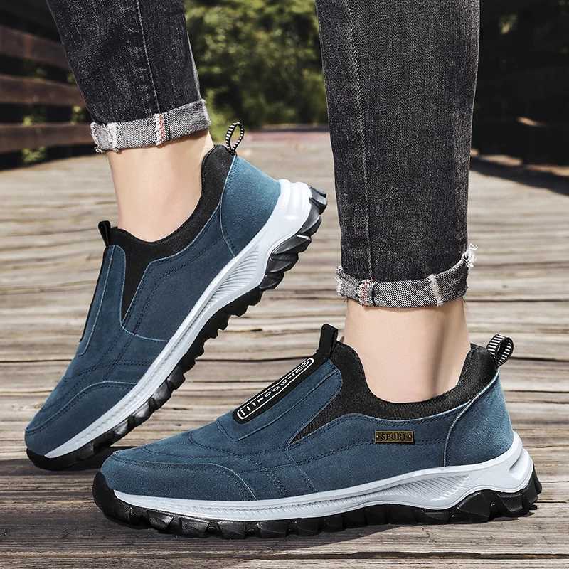 Outdoor Comprehensive Training Shoes Casual Mens Shoes Breathable Suede Leather Shoes Nonslip Walking Shoes Sports Shoes J251007