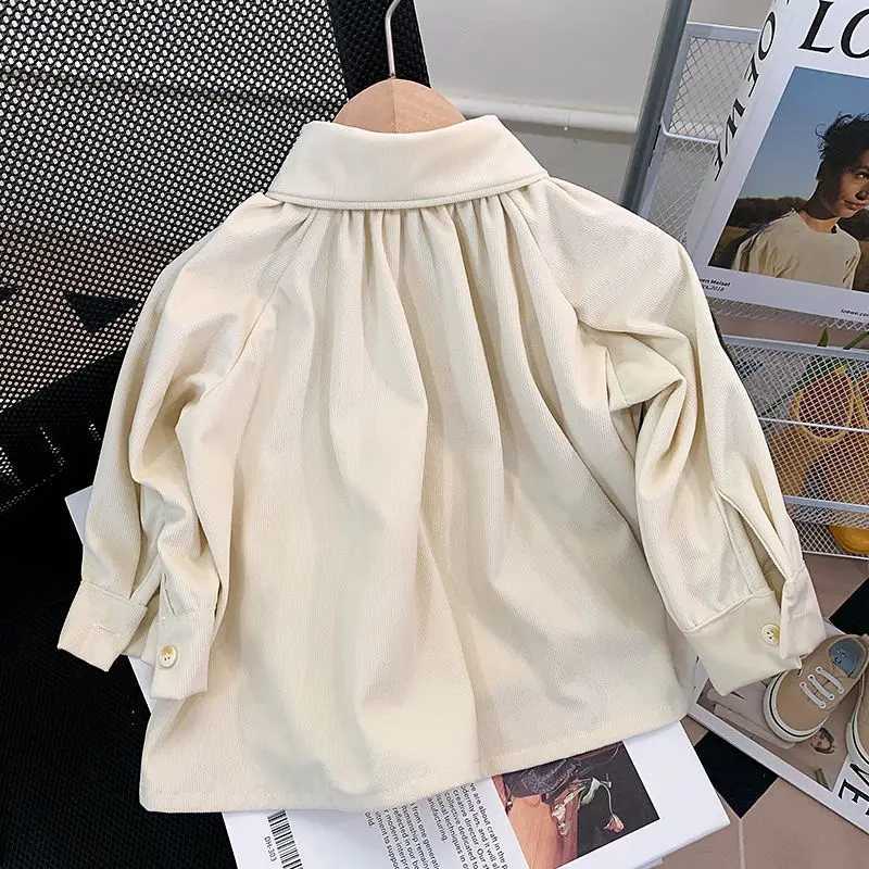 Children Clothing 2025 Spring Autumn New Girls Fashion Doll Shirt Princess Shirt Children Long Sleeved Shirt Baby Top C251007