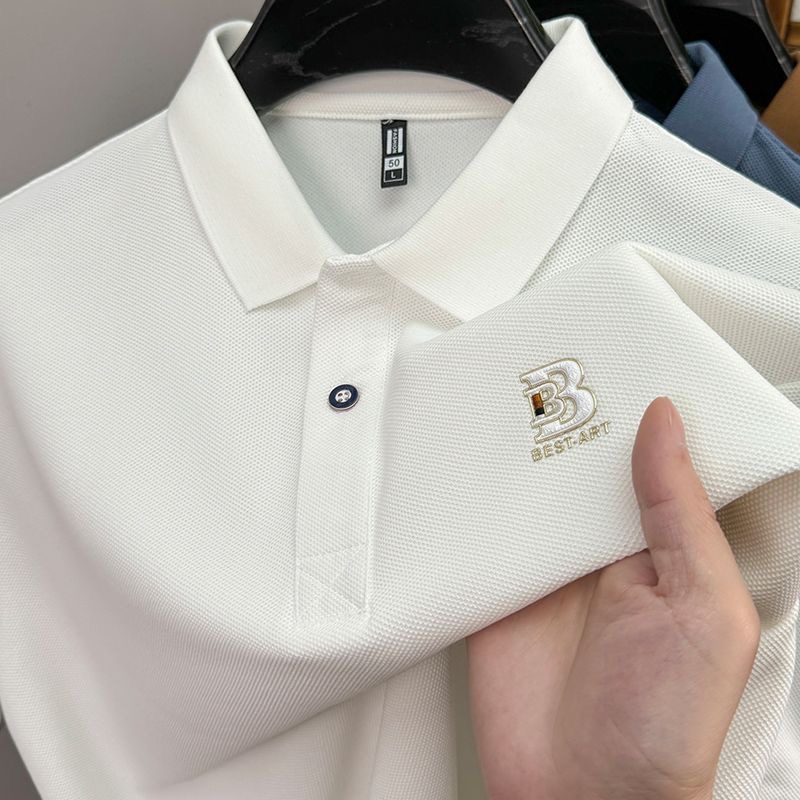 OLOEY Mens Polo Shirts Designer Polo Short Sleeve Embroidery Casual essential Slim Fit Top Tee Summer 2025 Fashion Business Polo Tee