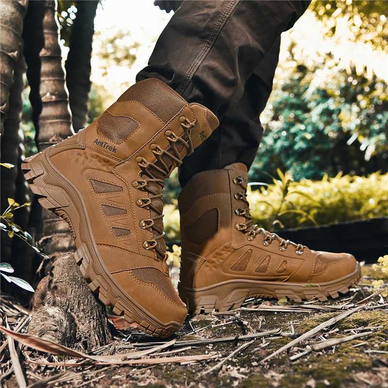 Fashion Platform Ankle Boots for Men NonSlip Casual Walking Shoes Casual Leather Sneakers 2025 New Outdoor Mens Basic Boots J251007