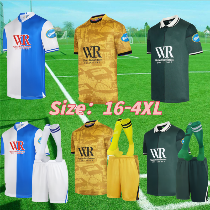2025 26 blackburns Soccer Jerseys HEDGES CANTWELL sblackburn 25 26 Sports shirts TRAVIS HYAM GUEYE Rovers 25 26 home away third Fans men kids kits
