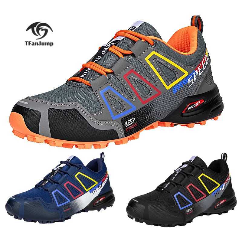 TFanJump Highquality Spring And Autumn Outdoor Hiking shoes Nonslip Hiking and Crosscountry Travel Running Sports Shoes J251007