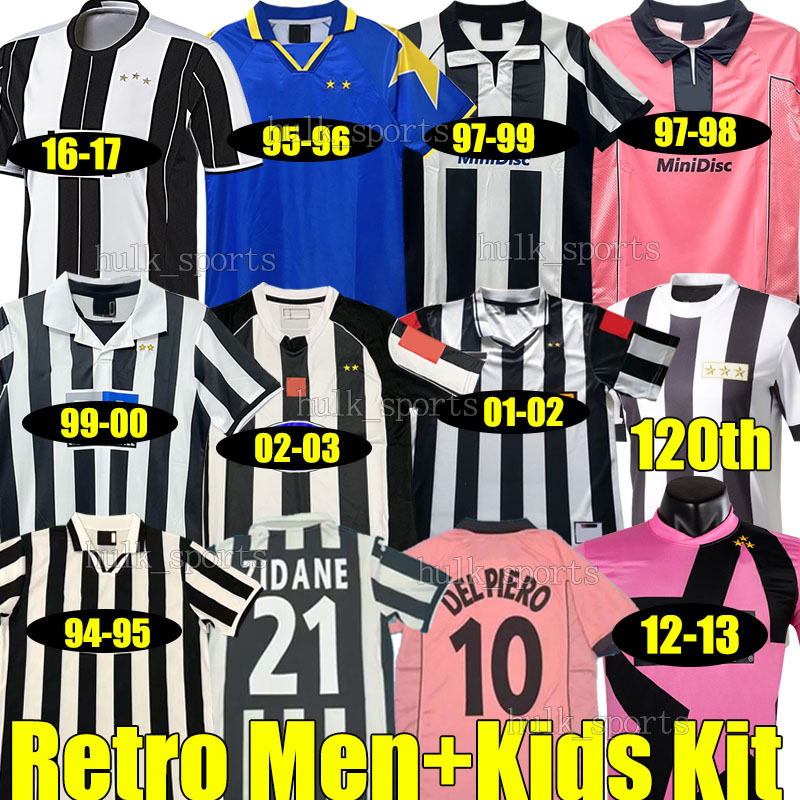 97 98 DEL PIERO JUVE Retro soccer jerseys ZIDANE VIALLI football shirt 1984 1991 92 94 95 96 99 2000 01 02 03 04 05 11 12 17 18 Vintage DAVIDS INZAGHI Classic maillot de foot