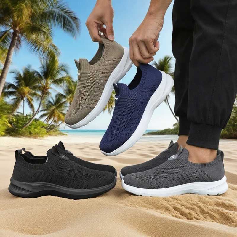 Running Mesh Shoes Fashion Casual Sneakers Outdoor Breathable Athletic Gym Men Tennis Footwear Lightweight Zapatillas De Hombre J251007