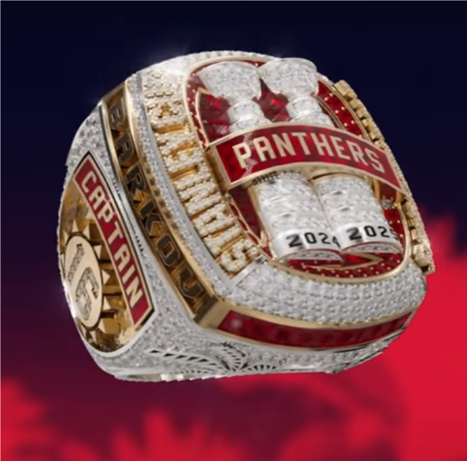 2024 2025 Stanley Cup PANTHERS Team Champions Championship Commemorative Ring Back to Back Captain Wooden Display Box Souvenir Men Fan Gift Wholesale