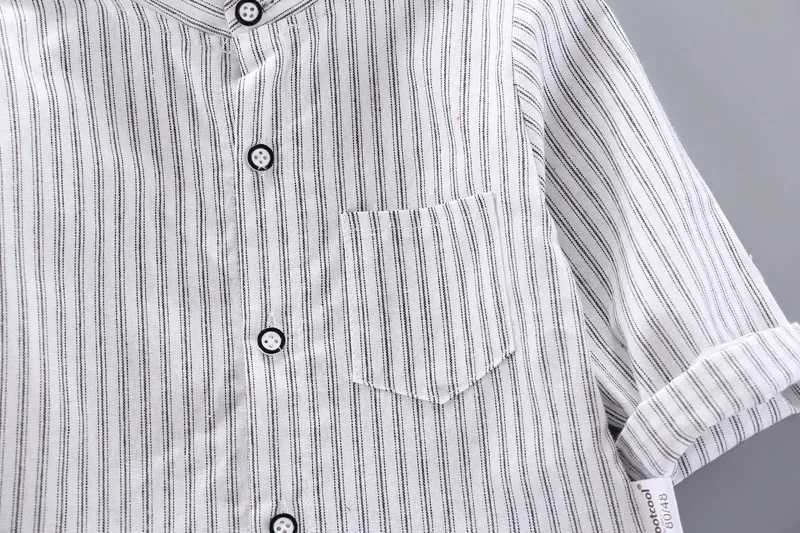 Kids Boys Gentlemen Shirt Tops Clothes Children Baby Boy Formal Cotton Top Tshirt Clothing Blouse Infant Shirts C251007