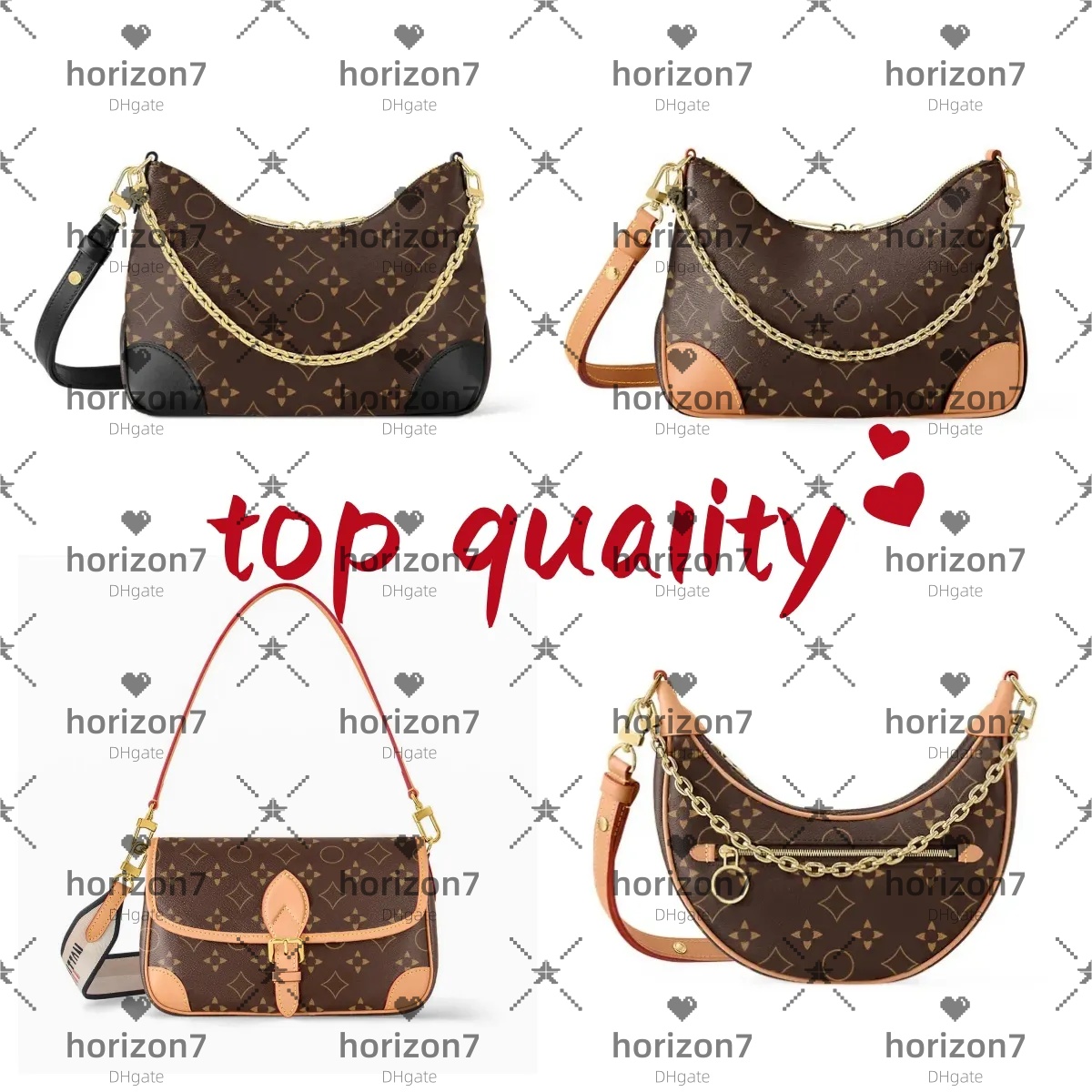 Designer Shoulder Bag Handbag Women Crossbody Bags Leather Luxury Old Flower Baguette Large-capacity Canvas Strap Embossed Letters Woman Wallet Purse SSS