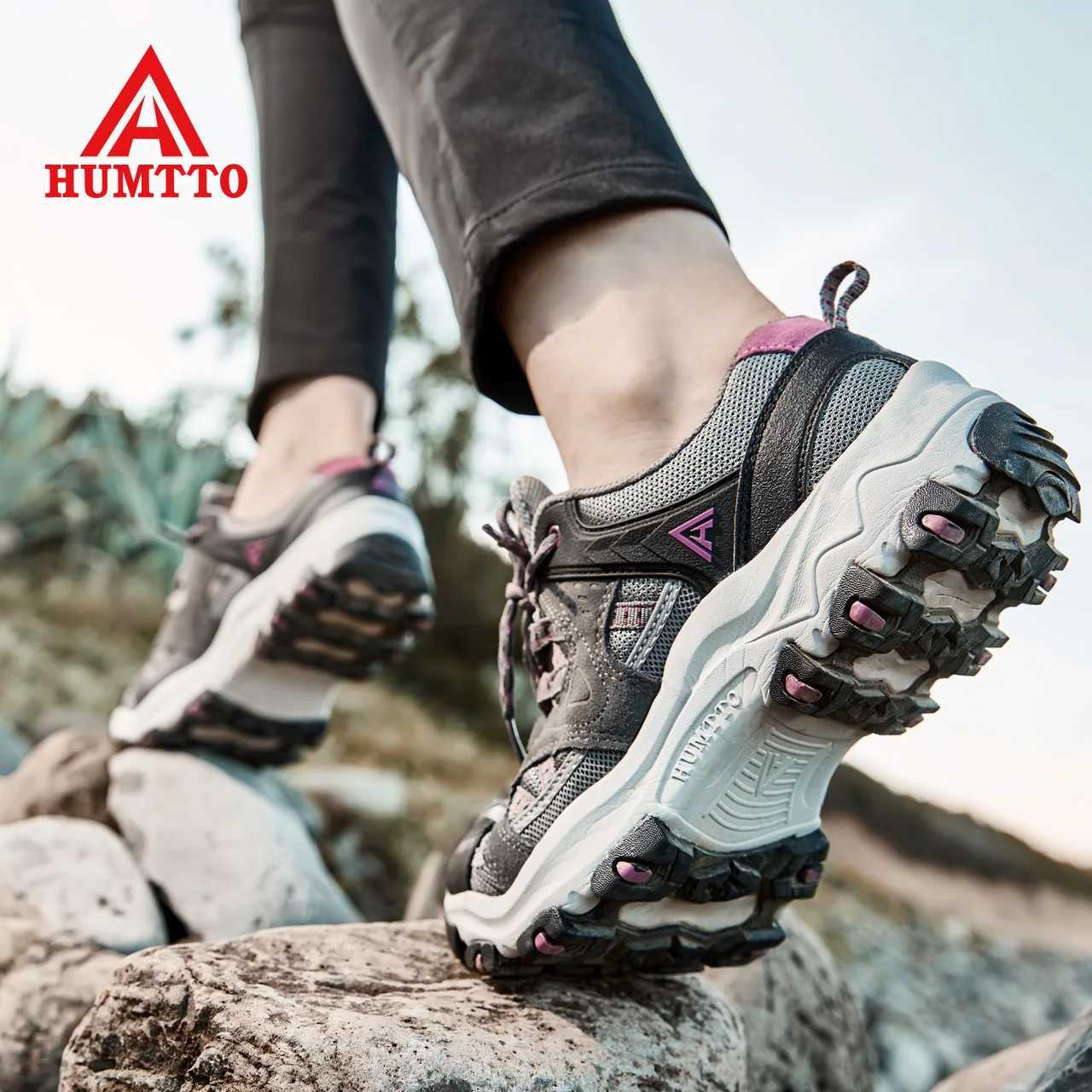 HUMTTO Women Hiking Shoes Spring Outdoor Sports Climbing Shoes Walking shoes Warm men Trekking Sneakers Ankle Boots Breathable J251007