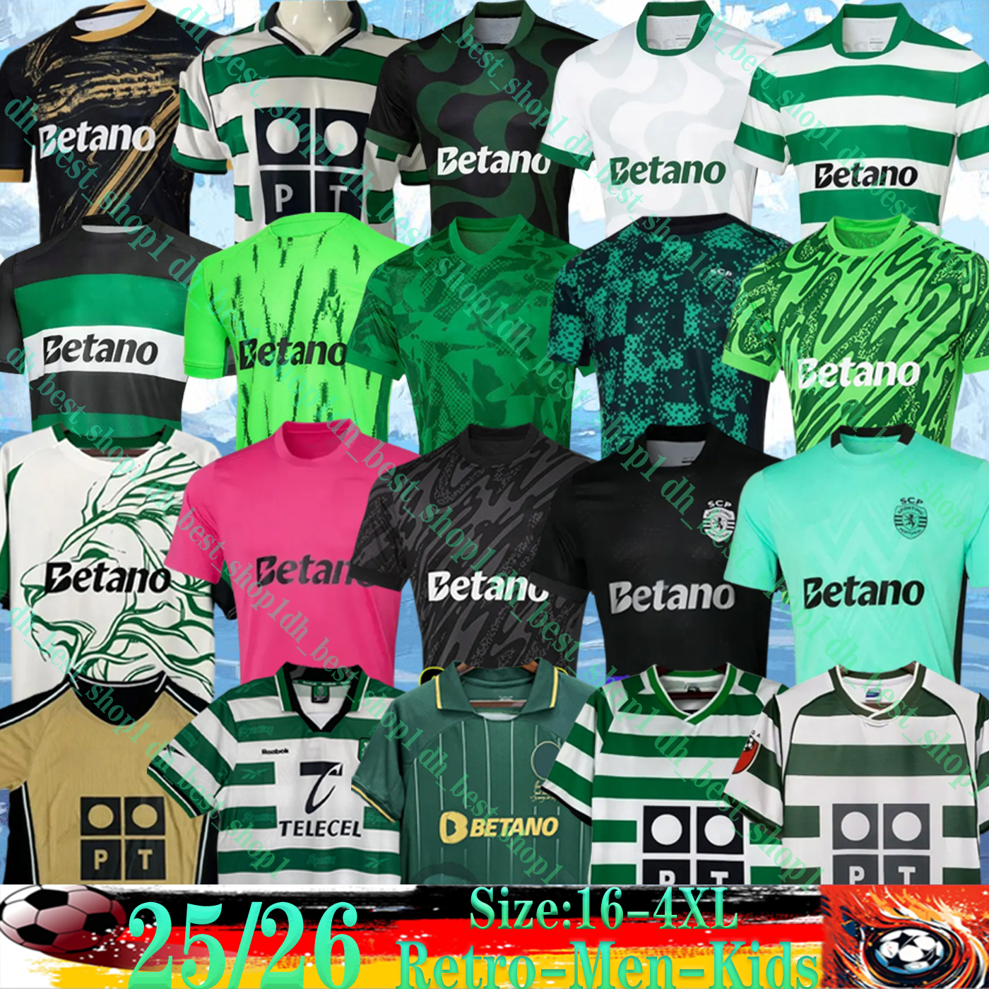 2025 Lisbons Sporting CP 24 25 26 soccer jerseys Lisboa Retro 01 02 03 04 2005 CR7 HJULMAND GYOKERES COATES J.Palhinha PEDRO G. MORITA SARABIA Men Kids football shirts Kit