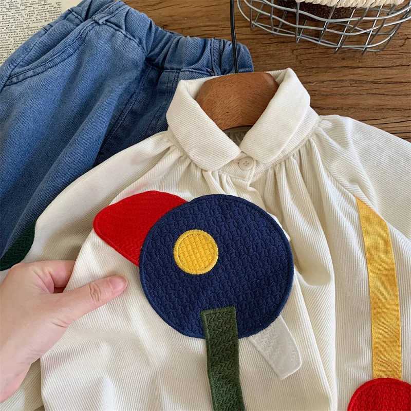 Childrens Clothing Autumn Clothing Girls Fashionable Blouse Princess Shirt Childrens Spring and Autumn Long Sleeve Shirt Baby C251007