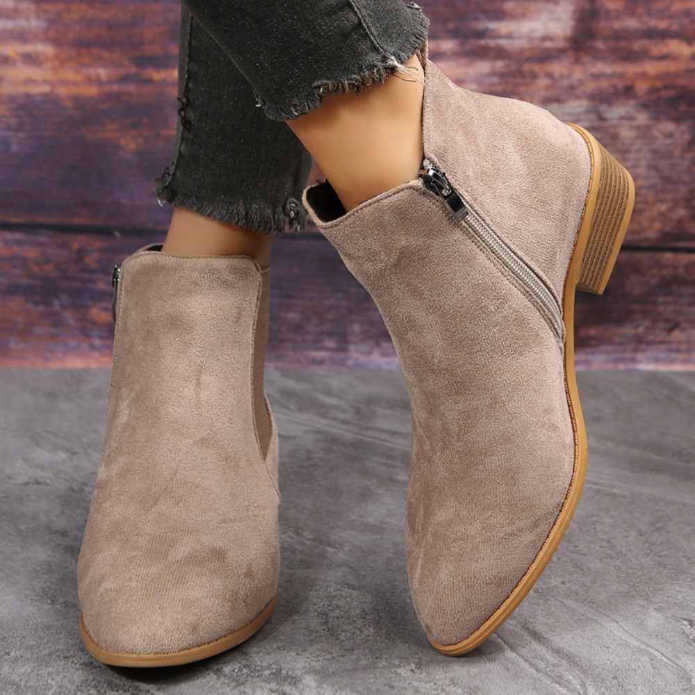 Chic Martin Ladies' Leather Platform Stiletto High Tops for Casual Elegance