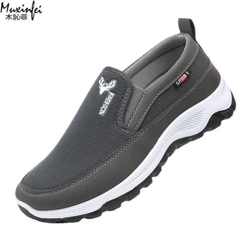 Men Running Hiking Sneakers Breathable Orthopedic Travel Plimsolls Slip On Comfortable for Outdoor Activity Hiking Walking J251007