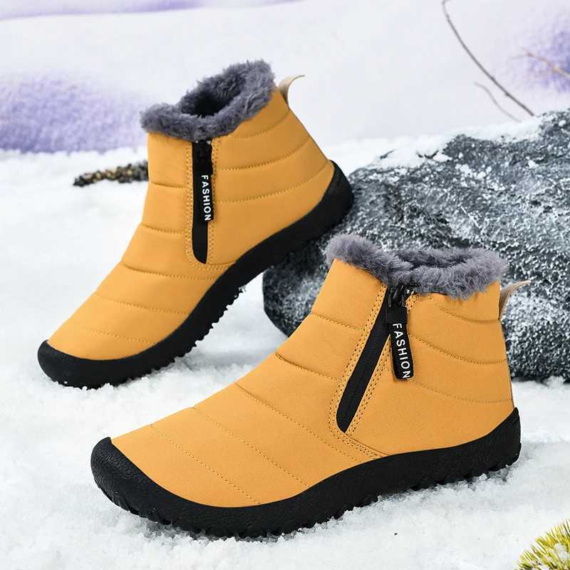 Winter Outdoor Snow Boots Couple Shoes Hiking Shoes Mens Shoes Womens Shoes Ski Shoes HighTop Cotton Shoes ColdProof Mens Boots Womens Boots J251007